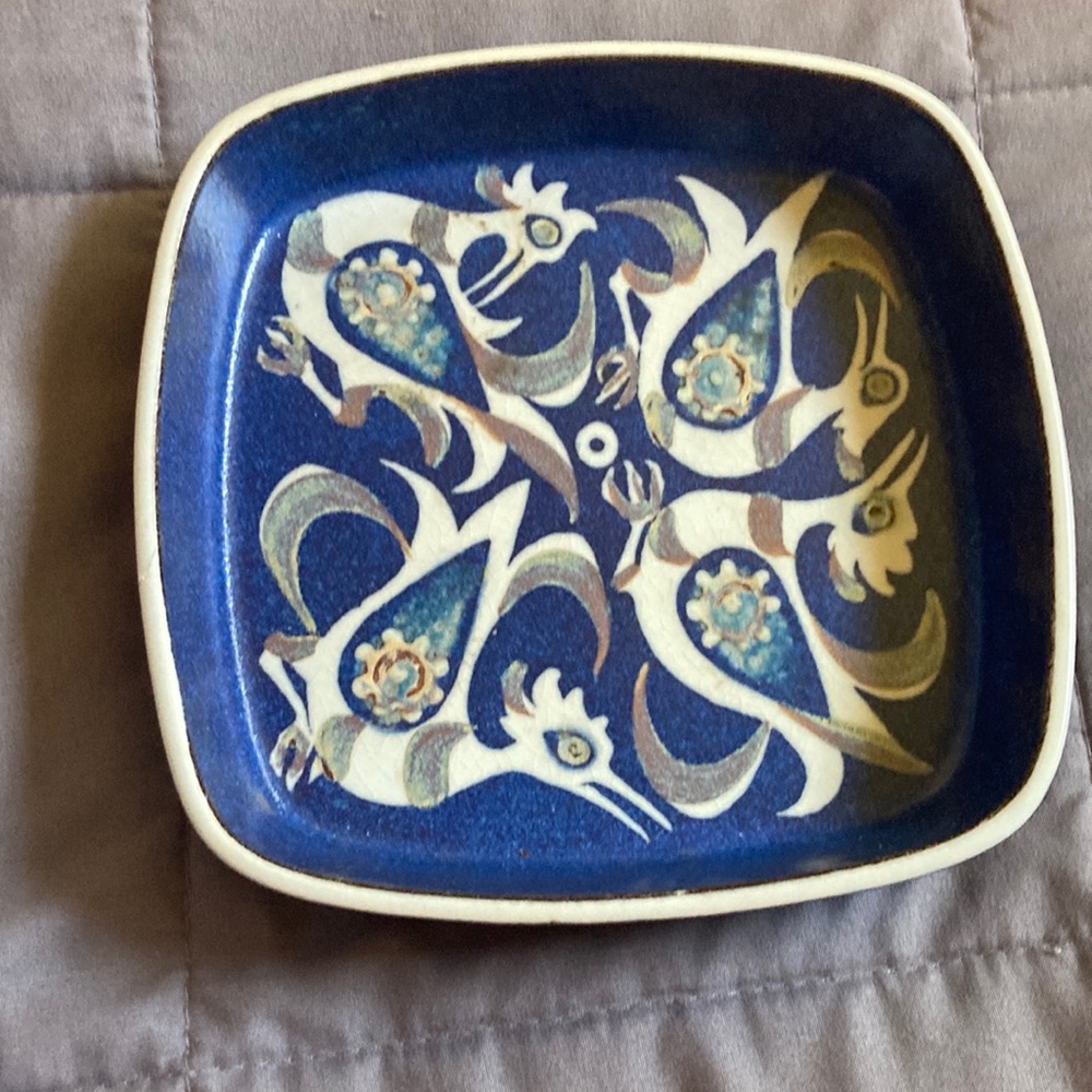 Vintage Royal Copenhagen Fajance, Baca Dish designed by Nils Thorsson 1970s